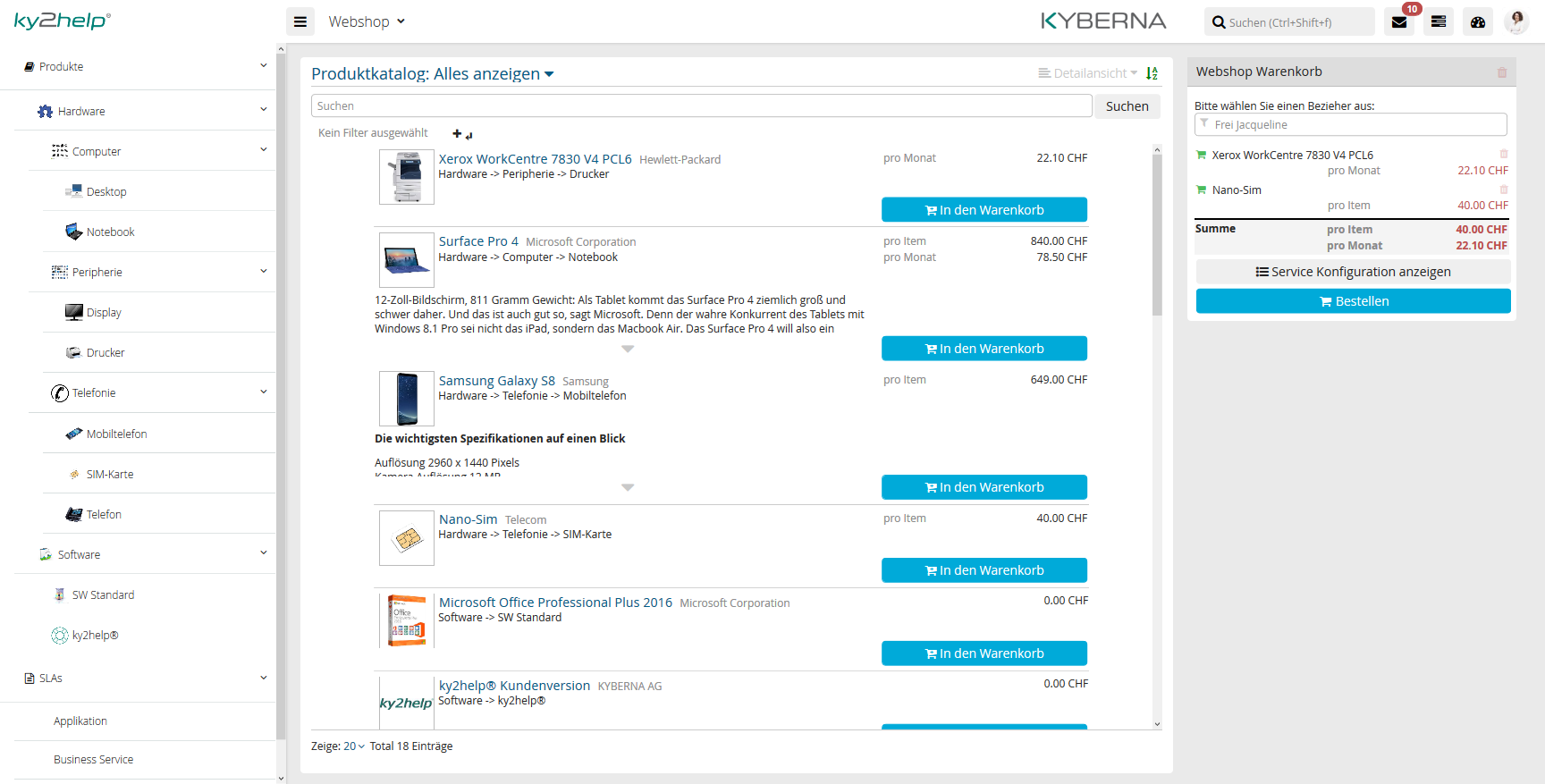 Request Fulfillment - Webshop